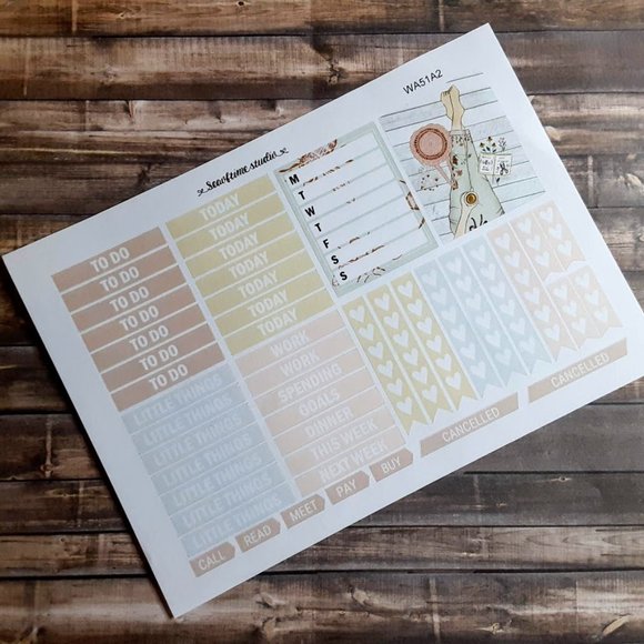 Planner Sticker Kit American Honey, Erin Condren ECLP, Weekly Spread, KI… - Picture 2 of 7